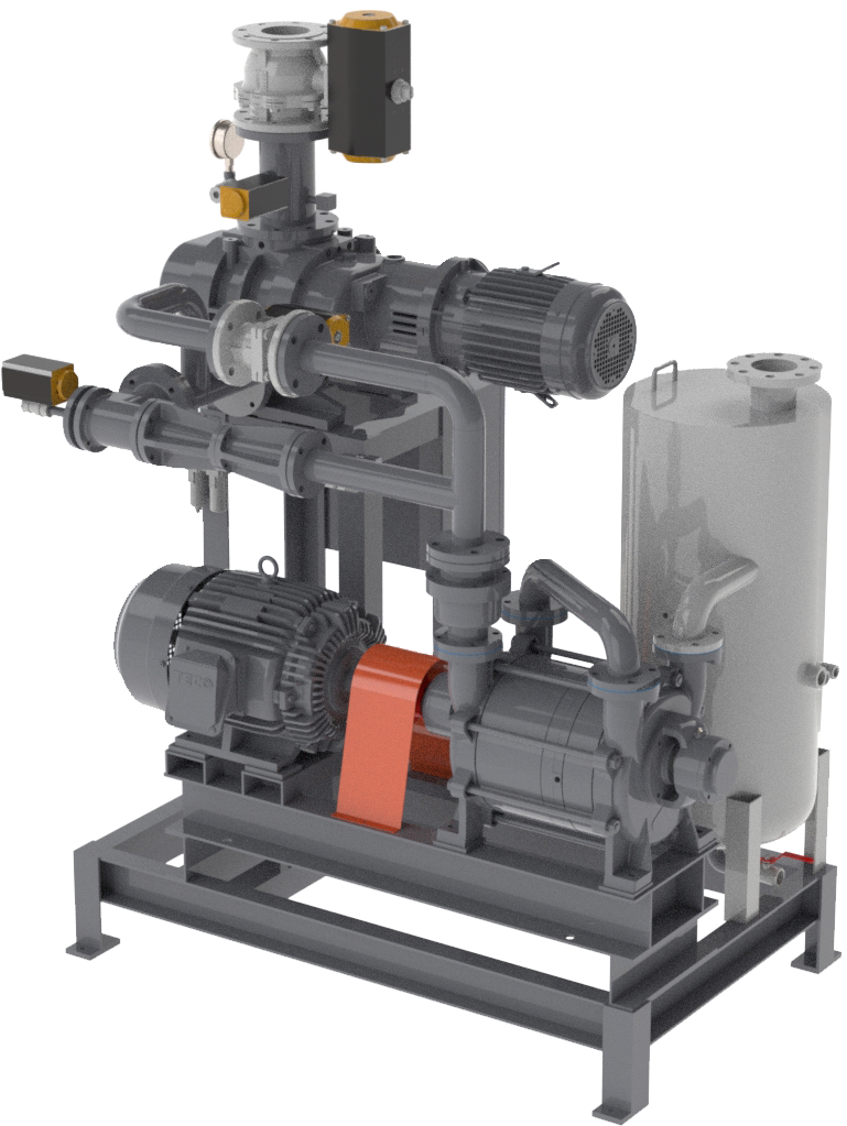 Mechanical booster pumps vacuum pumping systems(SML-2)(760~0.2Torr)